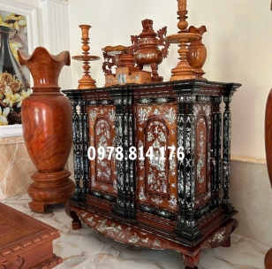Tủ thờ + Lục bình